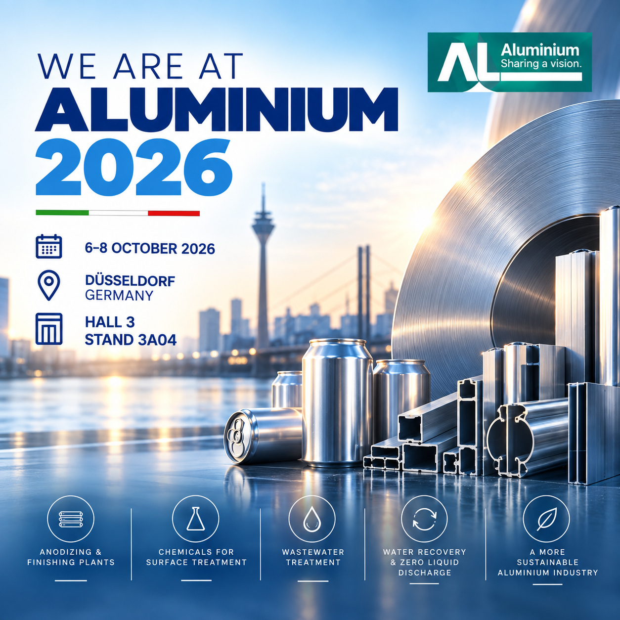 CIE at ALUMINIUM 2026 Düsseldorf – Hall 3 Stand 3A04
