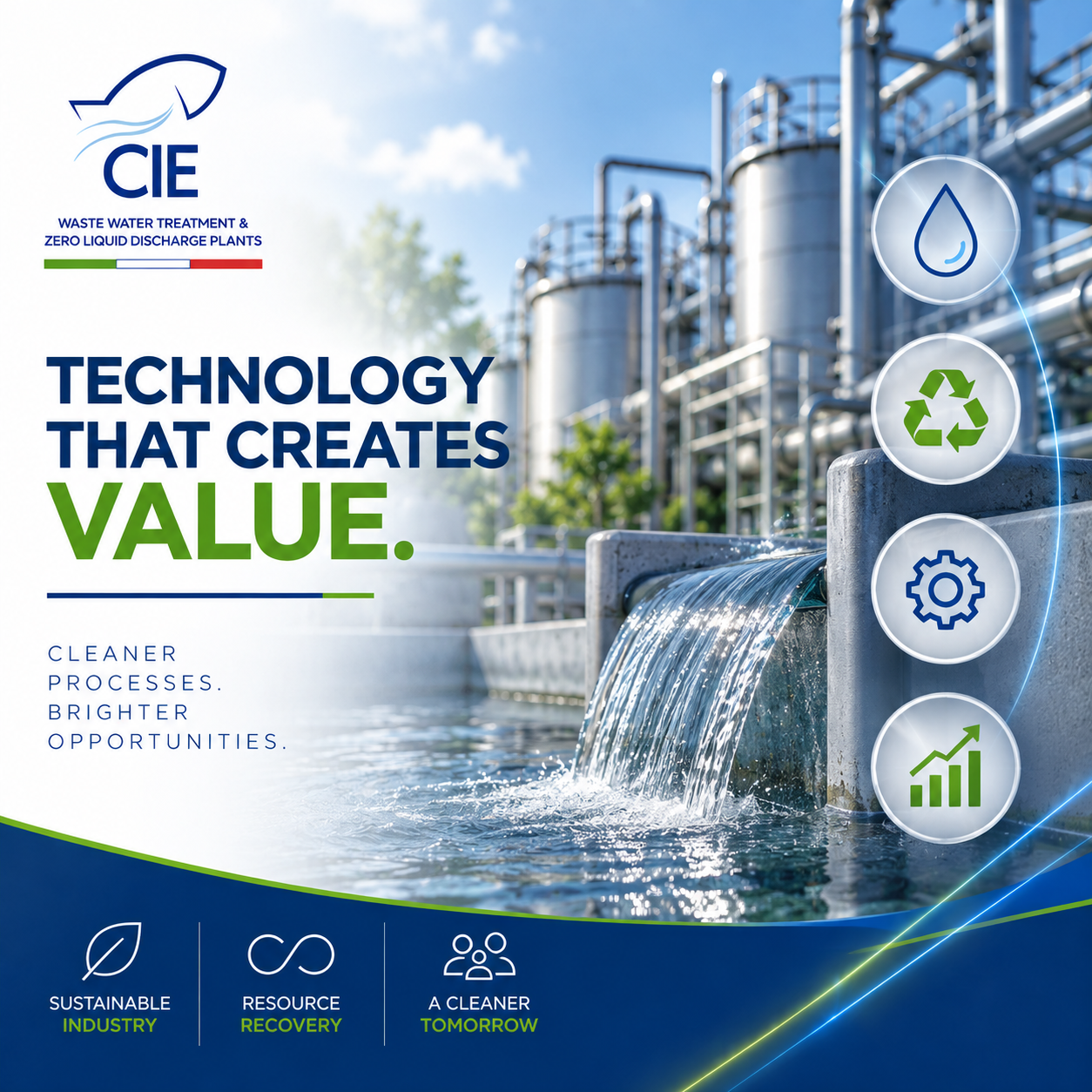 CIE industrial wastewater treatment and resource recovery solutions